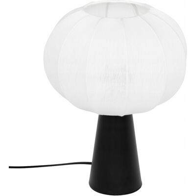 Atmosphera Lampka Stołowa Czarno-Biała Tobi Elegancka Nocna Do Sypialni Do Salonu Atmosphera Lampka Stołowa Czarno-Biała Tobi Elegancka Nocna Do Sypialni Do Salonu