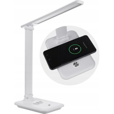 Maclean Lampka szkolna biurkowa LED 9W z ładowarką QI Maclean Lampka szkolna biurkowa LED 9W z ładowarką QI