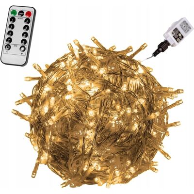 Shumee LAMPKI CHOINKOWE 200 DIOD LED OZDOBA ŚWIĄTECZNA ŁAŃCUCH ŚWIETLNY + PILOT Shumee LAMPKI CHOINKOWE 200 DIOD LED OZDOBA ŚWIĄTECZNA ŁAŃCUCH ŚWIETLNY + PILOT