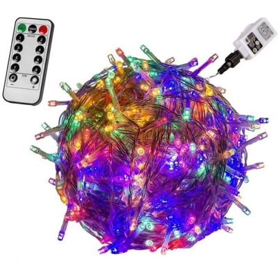 Inny producent LAMPKI CHOINKOWE 400 LED OZDOBA ŚWIĄTECZNA KOLOROWY ŁAŃCUCH ŚWIETLNY +PILOT Inny producent LAMPKI CHOINKOWE 400 LED OZDOBA ŚWIĄTECZNA KOLOROWY ŁAŃCUCH ŚWIETLNY +PILOT