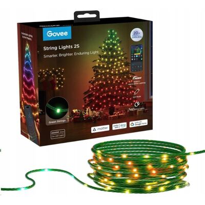 Lampki Choinkowe Govee H80c4 String Lights 2s 20m Oświetlenie Led Rgbwic Lampki Choinkowe Govee H80c4 String Lights 2s 20m Oświetlenie Led Rgbwic