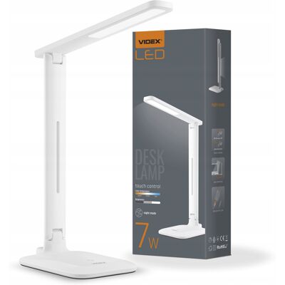 LED Lampka biurkowa z możliwością przyciemniania VIDEX DESK LAMP OSLO 490Lm LED Lampka biurkowa z możliwością przyciemniania VIDEX DESK LAMP OSLO 490Lm