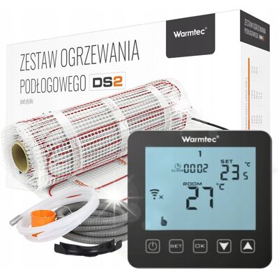 Mata grzejna grzewcza pod płytki Warmtec DS2-140/PRT01 170W/m2 WiFi 14m2 Mata grzejna grzewcza pod płytki Warmtec DS2-140/PRT01 170W/m2 WiFi 14m2