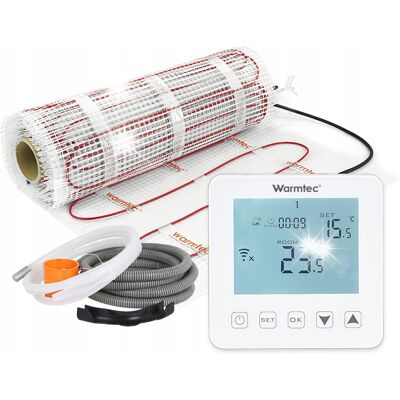 Warmtec Mata grzejna grzewcza pod płytki zestaw DS2-100/PRT 170W/m2 10m2 WIFI Warmtec Mata grzejna grzewcza pod płytki zestaw DS2-100/PRT 170W/m2 10m2 WIFI