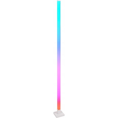 Ecolight Stojąca Lampa Podłozgowa Rgb Muzyczna Rgb Led Smd Tuya Biała Z Pilotem Ecolight Stojąca Lampa Podłozgowa Rgb Muzyczna Rgb Led Smd Tuya Biała Z Pilotem
