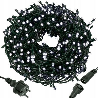 Springos ŚWIATEŁKA CHOINKOWE LAMPKI 400 LED ZEWNĘTRZNE BIAŁE ZIMNE 33,5m OŚWIETLENIE Springos ŚWIATEŁKA CHOINKOWE LAMPKI 400 LED ZEWNĘTRZNE BIAŁE ZIMNE 33,5m OŚWIETLENIE