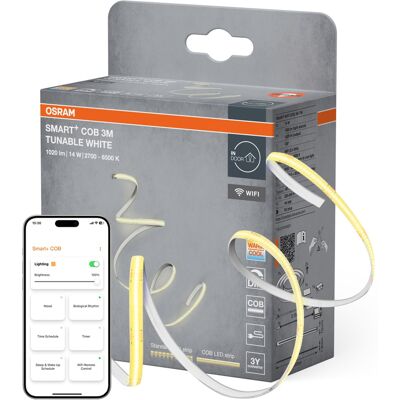Taśma Led Pasek 3m 14w 1020lm 2700-6500k Cct Ściemnialna Wifi Smart+ Flex Strips Osram Taśma Led Pasek 3m 14w 1020lm 2700-6500k Cct Ściemnialna Wifi Smart+ Flex Strips Osram