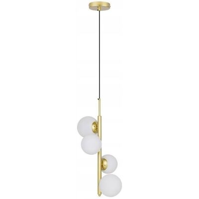 Żyrandol CORDEL 4-punktowy mosiądz G9 - lampa sufitowa Candellux Żyrandol CORDEL 4-punktowy mosiądz G9 - lampa sufitowa Candellux