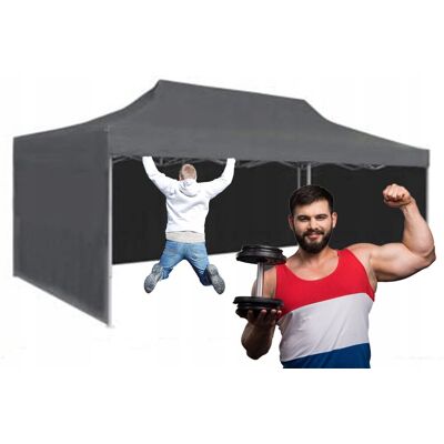 ALTOM Mocne Namioty 50kg 3x6 Mocny Namiot Ogrodowy Pawilon Handlowy Targi Składany Wodoodporny ALTOM Mocne Namioty 50kg 3x6 Mocny Namiot Ogrodowy Pawilon Handlowy Targi Składany Wodoodporny