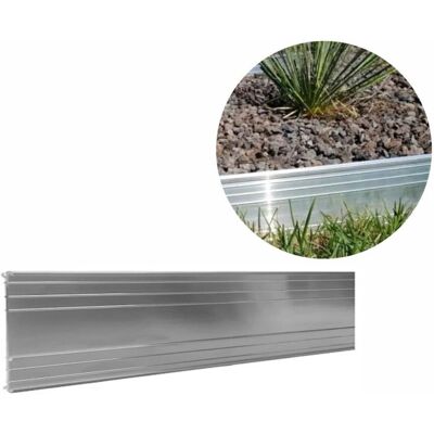 GREEN-SPLIT - Aluminum Border 10x100 - aluminium - 10 cm x 100 cm - Granicznik ogrodu GREEN-SPLIT - Aluminum Border 10x100 - aluminium - 10 cm x 100 cm - Granicznik ogrodu