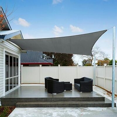 AXT SHADE - 3.5x5m - Szary - PU powlekane - żagiel zacieniający AXT SHADE - 3.5x5m - Szary - PU powlekane - żagiel zacieniający