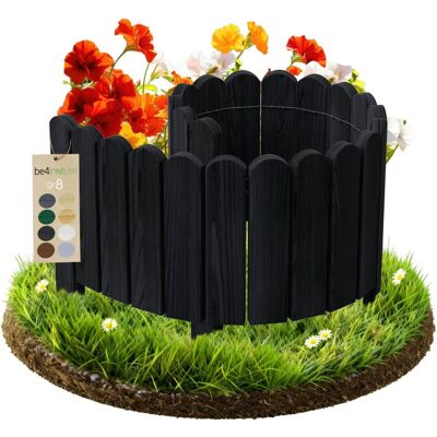 be4group be4nature PALISADA OGRODOWA drewniane ogrodzenie 100 x40 cm Czarny (Rollborder I) be4group be4nature PALISADA OGRODOWA drewniane ogrodzenie 100 x40 cm Czarny (Rollborder I)