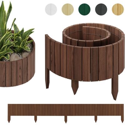 be4group be4nature PŁOTEK OGRODOWY, drewniany, obrzeże trawnikowe, palisada, Rollborder elastyczny 200 x 10 cm Brązowy be4group be4nature PŁOTEK OGRODOWY, drewniany, obrzeże trawnikowe, palisada, Rollborder elastyczny 200 x 10 cm Brązowy