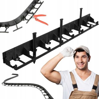 sarcia.eu CZARNE Obrzeże TRAWNIKOWE ogrodowe MOCNE 5,8 cm x 8 m + kotwy GRATIS sarcia.eu CZARNE Obrzeże TRAWNIKOWE ogrodowe MOCNE 5,8 cm x 8 m + kotwy GRATIS