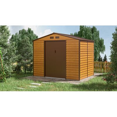 Focus Garden Domek Na Narzędzia Montreal 277x195cm Oak Brown - Hardmaister Focus Garden Domek Na Narzędzia Montreal 277x195cm Oak Brown - Hardmaister