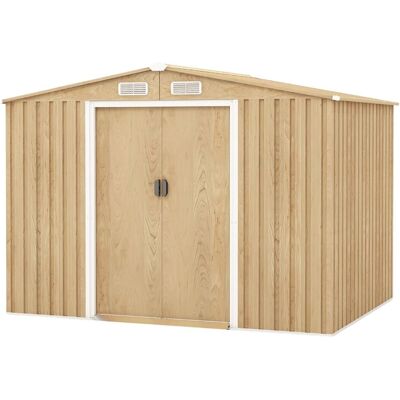 COSTWAY Domek Ogrodowy Schowek Narzędziowy Altana Szopa 259 X 196 X 184 Cm COSTWAY Domek Ogrodowy Schowek Narzędziowy Altana Szopa 259 X 196 X 184 Cm
