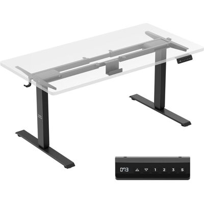Dwusilnikowy elektryczny stelaż biurka Mark Adler Xeno 6.0 - regulacja wysokości 72–118 cm - do blatów 110–160 cm – panel z pamięcią 3 ustawień – US.. Dwusilnikowy elektryczny stelaż biurka Mark Adler Xeno 6.0 - regulacja wysokości 72–118 cm - do blatów 110–160 cm – panel z pamięcią 3 ustawień – US..