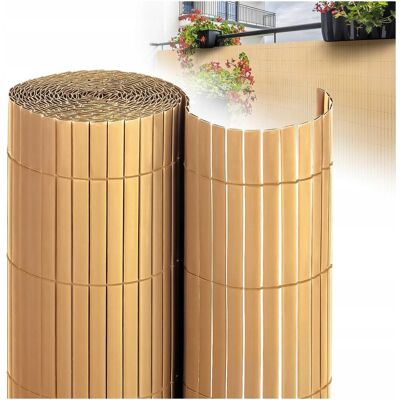 inna (Inny) DWUSTRONNA MATA BALKONOWA PVC 120x400 cm OSŁONA NA BALKON TARAS BAMBUSOWA inna (Inny) DWUSTRONNA MATA BALKONOWA PVC 120x400 cm OSŁONA NA BALKON TARAS BAMBUSOWA