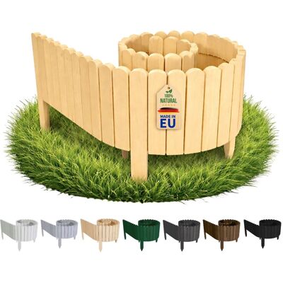 Floranica Rollborder drewniany 200x10 cm naturalne obrzeże ogrodowe elastyczne do rabat i trawnika Floranica Rollborder drewniany 200x10 cm naturalne obrzeże ogrodowe elastyczne do rabat i trawnika