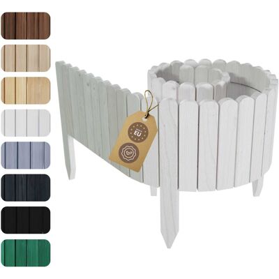 Floranica Rollborder elastyczny drewniany płot - 200 x 30 cm - Biały - Obrzeża rabat, trawnika, dekoracja, ogrodzenie sadów, ścieżek Floranica Rollborder elastyczny drewniany płot - 200 x 30 cm - Biały - Obrzeża rabat, trawnika, dekoracja, ogrodzenie sadów, ścieżek