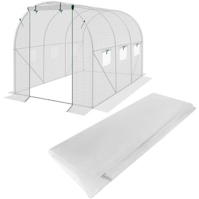 Saska Garden FOLIA POSZYCIE COVER NA TUNEL OGRODOWY SZKLARNIĘ 200x300x200CM BIAŁA Saska Garden FOLIA POSZYCIE COVER NA TUNEL OGRODOWY SZKLARNIĘ 200x300x200CM BIAŁA