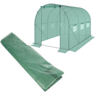 Saska Garden FOLIA POSZYCIE COVER NA TUNEL OGRODOWY SZKLARNIĘ 200x300x200CM ZIELONA Saska Garden FOLIA POSZYCIE COVER NA TUNEL OGRODOWY SZKLARNIĘ 200x300x200CM ZIELONA