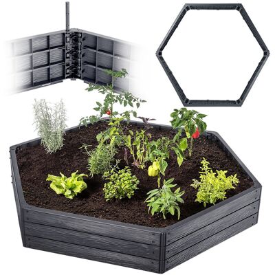 KADAX Warzywniak Podwyższona Grządka Skrzynia Ogrodowa Rabata Antracyt 150x75cm KADAX Warzywniak Podwyższona Grządka Skrzynia Ogrodowa Rabata Antracyt 150x75cm