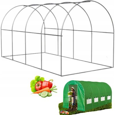 Inny producent KONSTRUKCJA ZAMIENNA Do Tunel Ogrodowy Foliowy 10 m² 4x2,5x2m / Woliera kot Inny producent KONSTRUKCJA ZAMIENNA Do Tunel Ogrodowy Foliowy 10 m² 4x2,5x2m / Woliera kot