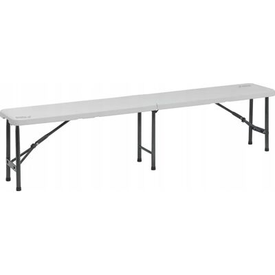 Ławka ogrodowa składana do walizki DEDRA wymiary 183x30x43 cm HDPE+stal Ławka ogrodowa składana do walizki DEDRA wymiary 183x30x43 cm HDPE+stal