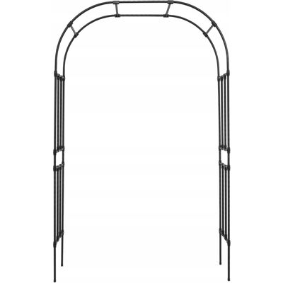 ŁUK OGRODOWY VEVOR 2400X1500X400 MM SOLIDNY CZARNY ŁUK RÓŻANY KRATA ŁUK OGRODOWY VEVOR 2400X1500X400 MM SOLIDNY CZARNY ŁUK RÓŻANY KRATA