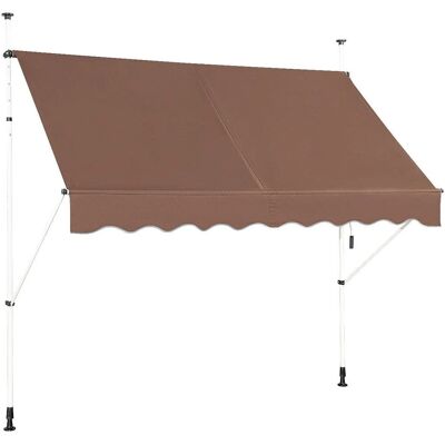 COSTWAY Markiza Ogrodowa Rozporowa Markiza Tarasowa Zadaszenie 250 Cm COSTWAY Markiza Ogrodowa Rozporowa Markiza Tarasowa Zadaszenie 250 Cm