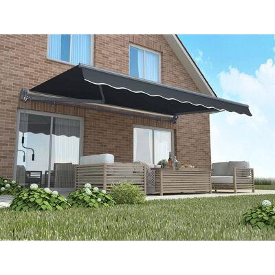 Markiza Tarasowa Classic 450X300, Grey - Focus Garden Markiza Tarasowa Classic 450X300, Grey - Focus Garden