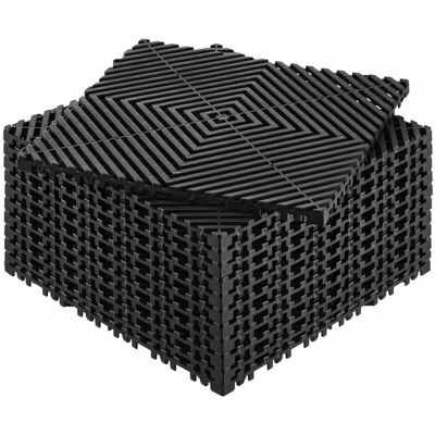 MATA DRENAŻOWA VEVOR 31X31 CM 12 SZT MODUŁOWA PROFESJONALNA SYSTEM MATA DRENAŻOWA VEVOR 31X31 CM 12 SZT MODUŁOWA PROFESJONALNA SYSTEM