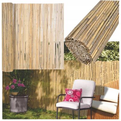 GOGARDEN Mata osłonowa bambusowa 1,5x5 m na płot balkon ogrodzenie osłona GOGARDEN Mata osłonowa bambusowa 1,5x5 m na płot balkon ogrodzenie osłona