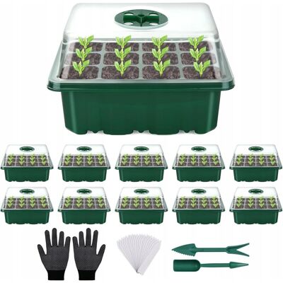 inna (Inny) MINI SZKLARNIA DOMOWA 11x DO UPRAWY ROŚLIN 132 KOMÓRKI SKRZYNKA ZESTAW 11x inna (Inny) MINI SZKLARNIA DOMOWA 11x DO UPRAWY ROŚLIN 132 KOMÓRKI SKRZYNKA ZESTAW 11x