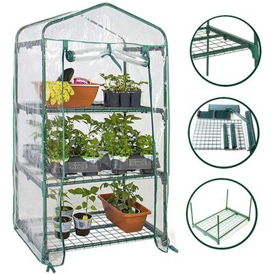 Inny producent Mini Szklarnia Ogrodowa Domowa Balkonowa Duża 126cm Z Regałem Na Rośliny Inny producent Mini Szklarnia Ogrodowa Domowa Balkonowa Duża 126cm Z Regałem Na Rośliny