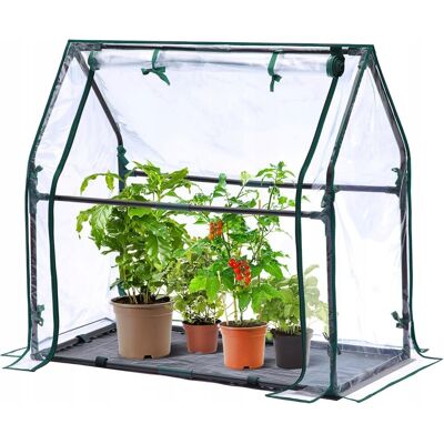 Ohuhu MINI SZKLARNIA OGRODOWA NAMIOT NA ROŚLINY PVC 91x46x84 PRZENOŚNA DRZWI Ohuhu MINI SZKLARNIA OGRODOWA NAMIOT NA ROŚLINY PVC 91x46x84 PRZENOŚNA DRZWI