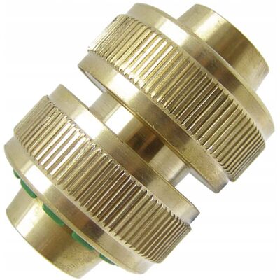 Granit Mosiężny Łącznik Reparator Węża 3/4' Cala 16-19mm Granit Mosiężny Łącznik Reparator Węża 3/4' Cala 16-19mm