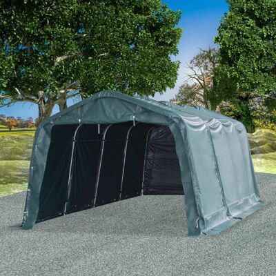 VMP Namiot dla bydła, PVC 550 g/m², 3,3 x 6,4 m, ciemnozielony VMP Namiot dla bydła, PVC 550 g/m², 3,3 x 6,4 m, ciemnozielony