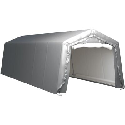 Namiot magazynowy vidaXL 300x900 cm Szary stalowy Zewnętrzne akcesoria Namiot magazynowy vidaXL 300x900 cm Szary stalowy Zewnętrzne akcesoria