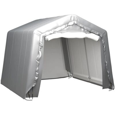 vidaXL Miejsce do przechowywania namiot Stal Szary Zewnętrzna Struktura Pawilon Schowek - Miejsce do przechowywania vidaXL Miejsce do przechowywania namiot Stal Szary Zewnętrzna Struktura Pawilon Schowek - Miejsce do przechowywania