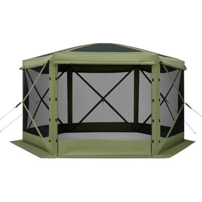 Vevor Namiot pawilon zielony 3,6x3,6 m z moskitierą szybki rozkład ogród patio Vevor Namiot pawilon zielony 3,6x3,6 m z moskitierą szybki rozkład ogród patio