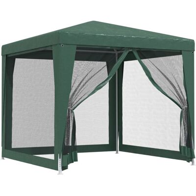 VMP Namiot z 4 ścianami z siatki, zielony, 2,5x2,5 m, HDPE VMP Namiot z 4 ścianami z siatki, zielony, 2,5x2,5 m, HDPE
