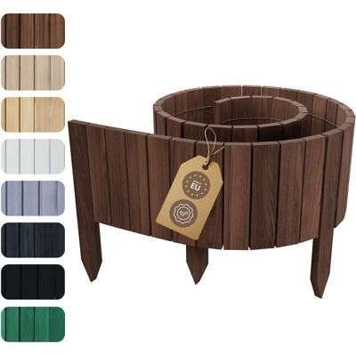OBRZEŻE OGRODOWE Płotek drewniany, ogrodowy, palisada, Rollborder - Floranica 200 x 10 cm Brązowy OBRZEŻE OGRODOWE Płotek drewniany, ogrodowy, palisada, Rollborder - Floranica 200 x 10 cm Brązowy