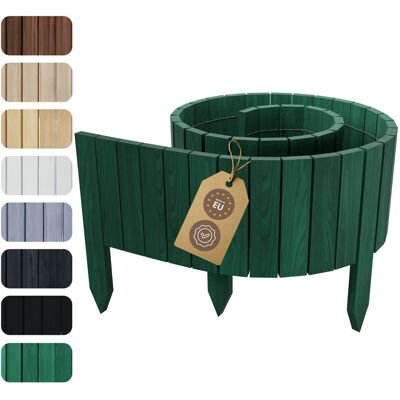 OBRZEŻE OGRODOWE Płotek drewniany, ogrodowy, palisada, Rollborder - Floranica 200 x 10 cm Zielony OBRZEŻE OGRODOWE Płotek drewniany, ogrodowy, palisada, Rollborder - Floranica 200 x 10 cm Zielony