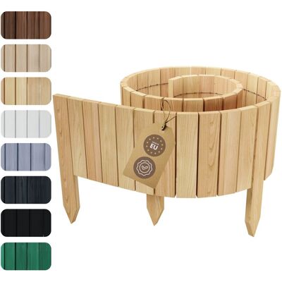 OBRZEŻE OGRODOWE Płotek drewniany, ogrodowy, palisada, Rollborder - Floranica 200 x 30 cm Naturalny OBRZEŻE OGRODOWE Płotek drewniany, ogrodowy, palisada, Rollborder - Floranica 200 x 30 cm Naturalny