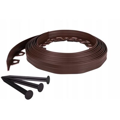 EDGER Obrzeże ogrodowe trawnikowe tworzywo sztuczne 10x10mb brązowy 4cm EDGER Obrzeże ogrodowe trawnikowe tworzywo sztuczne 10x10mb brązowy 4cm