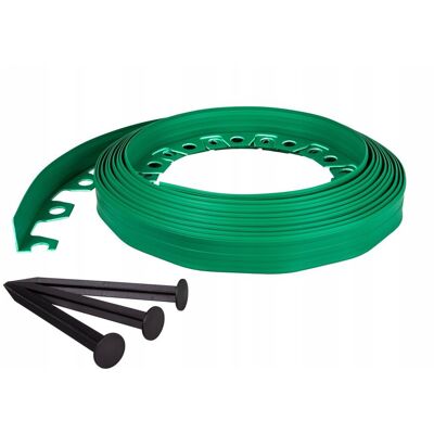 EDGER Obrzeże ogrodowe trawnikowe tworzywo sztuczne 5x10m zielony 4cm EDGER Obrzeże ogrodowe trawnikowe tworzywo sztuczne 5x10m zielony 4cm