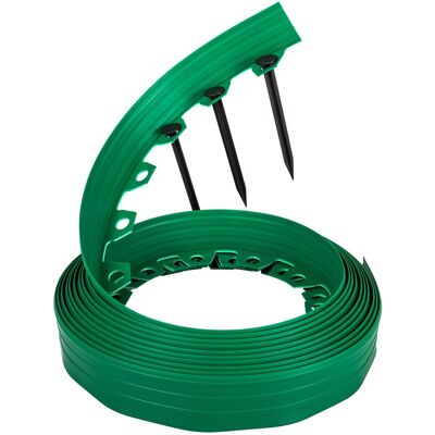 EDGER Obrzeże ogrodowe trawnikowe tworzywo sztuczne 5x10m Zielony 6cm EDGER Obrzeże ogrodowe trawnikowe tworzywo sztuczne 5x10m Zielony 6cm