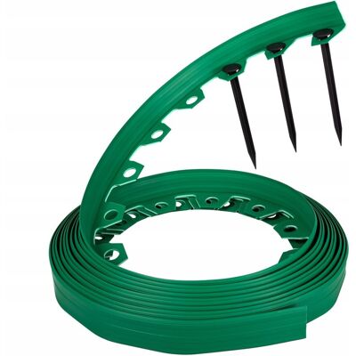 EDGER Obrzeże ogrodowe trawnikowe tworzywo sztuczne 7x10m zielony 4cm EDGER Obrzeże ogrodowe trawnikowe tworzywo sztuczne 7x10m zielony 4cm
